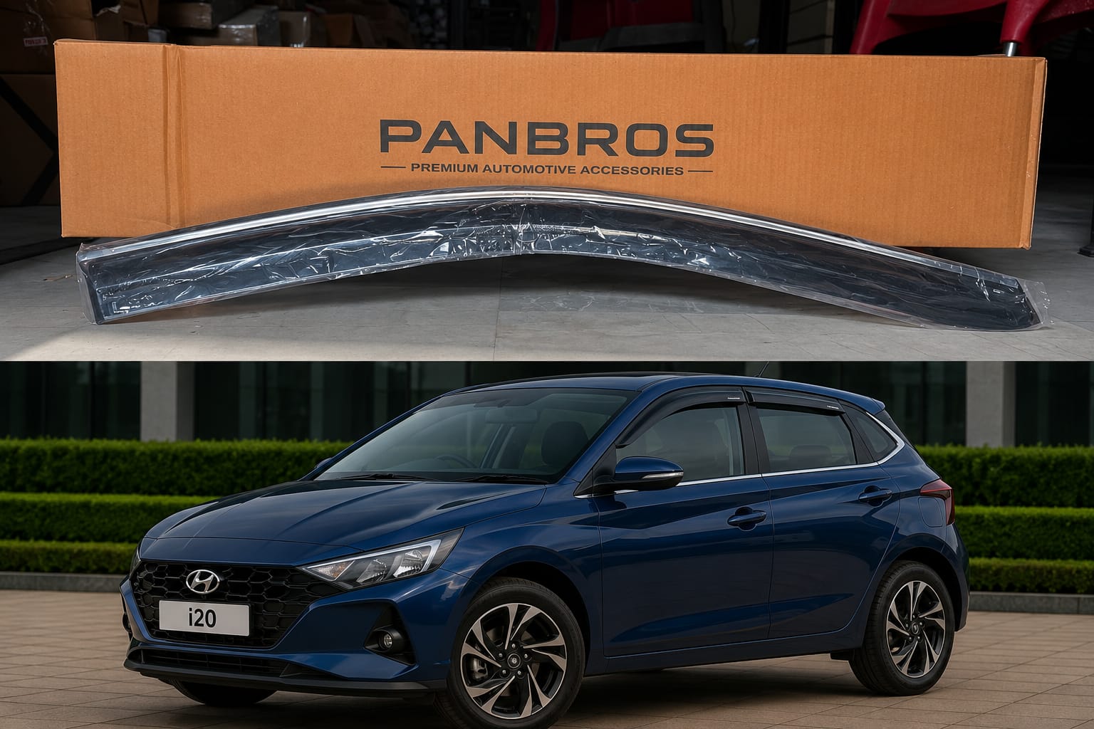 DOOR VISOR SUITABLE FOR I20 2020
