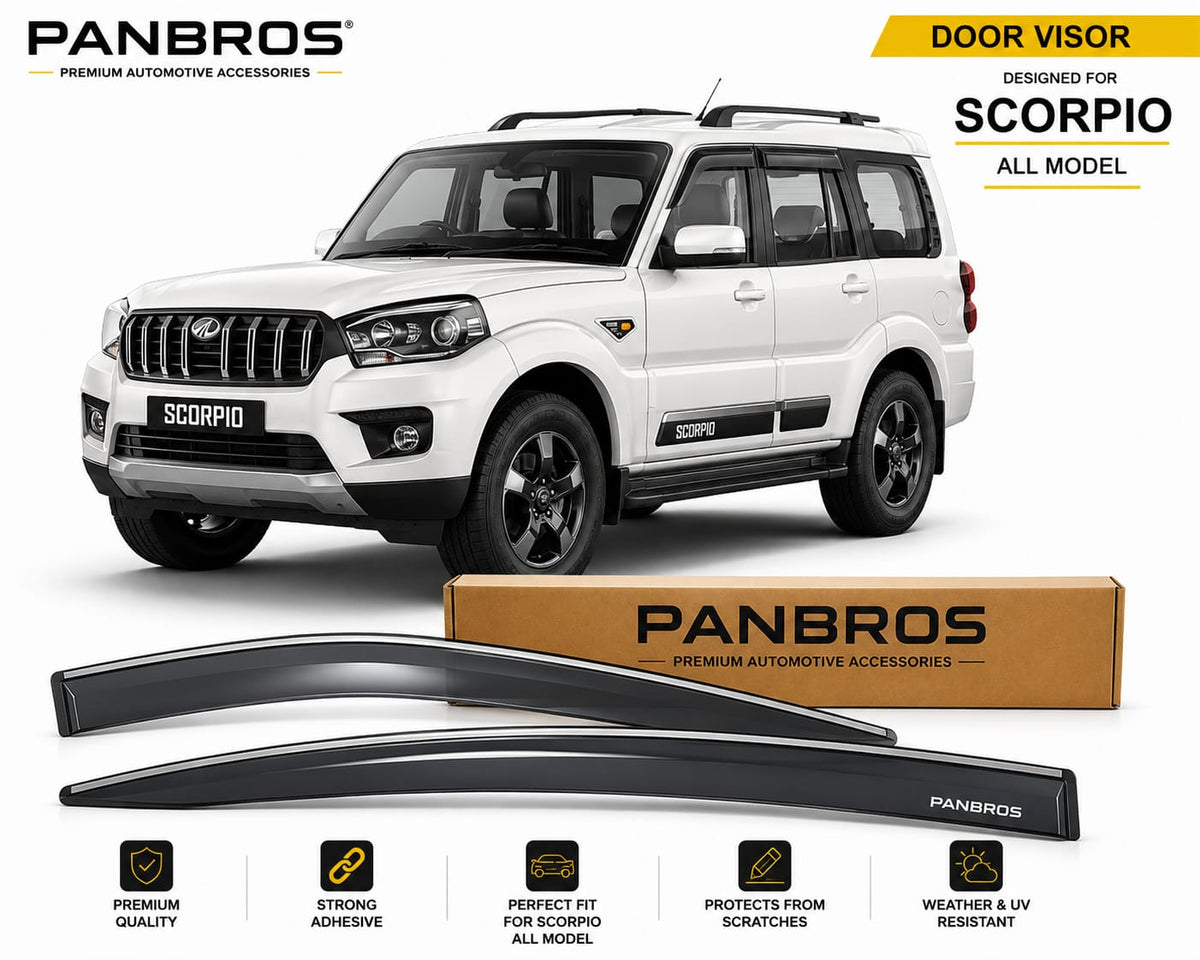 DOOR VISOR SUITABLE FOR SCORPIO
